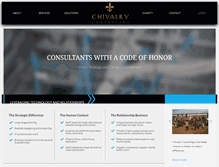 Tablet Screenshot of chivalryconsulting.com